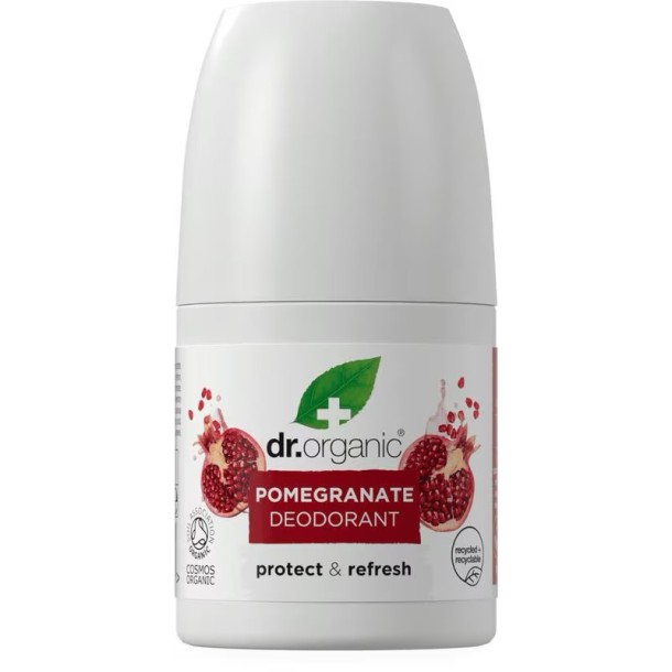 Dr. Organic Pomegranate Deodorant Roller 50ML