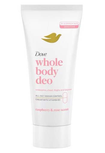Dove Whole Body Raspberry & Rose Deodorant Cream