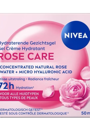 NIVEA Rose Care Hydraterende Gel Creme 50 ML