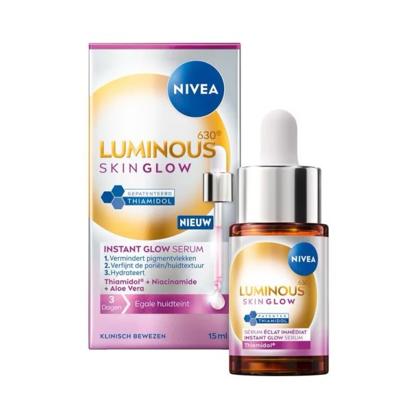 NIVEA Luminous Skin Glow Instant Glow Anti-Pigment Serum 15ML