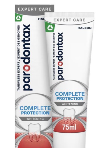 Parodontax Complete protection whitening tandpasta 75 Milliliter 3 stuks € 10,00