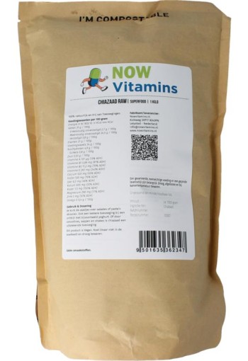 Nowvitamins.nl Chiazaad (1 Kilogram)