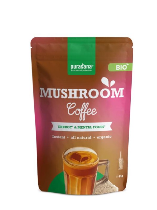 Purasana Instant mushroom coffee bio (45 Gram)
