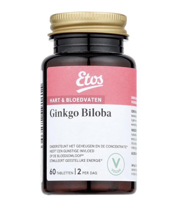 Etos Gingkgo Biloba Tabletten 60 stuks