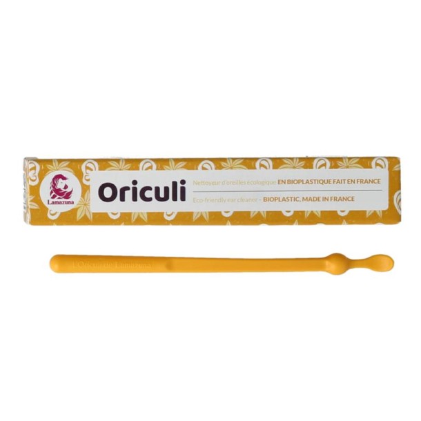 Lamazuna Bioplastic oriculi yellow (1 Stuks)