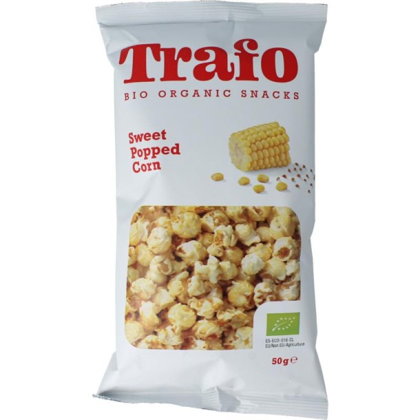 Trafo Popcorn zoet bio (50 Gram)
