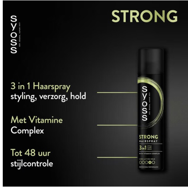 Syoss Strong Hold Haarspray 300 ML