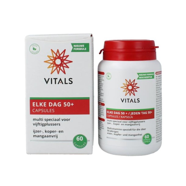 Vitals Elke dag 50+ (60 Capsules)
