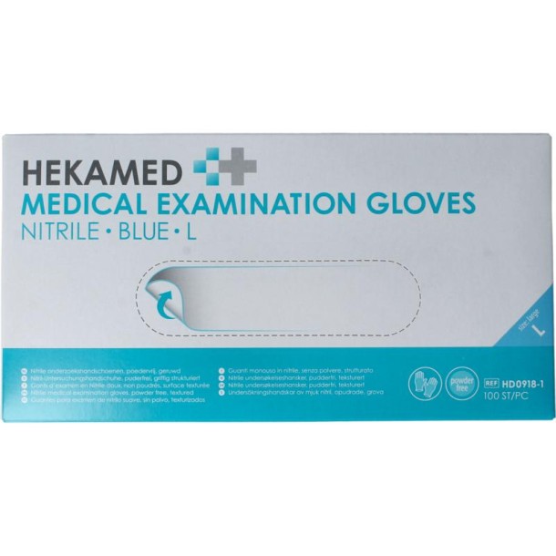 Heka Hekamed handschoen soft nitril L (100 Stuks)