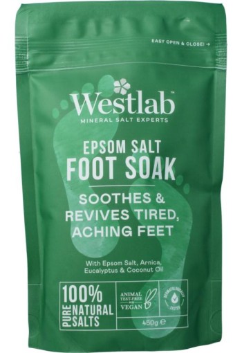 Westlab Foot soak epsom zout (450 Gram)