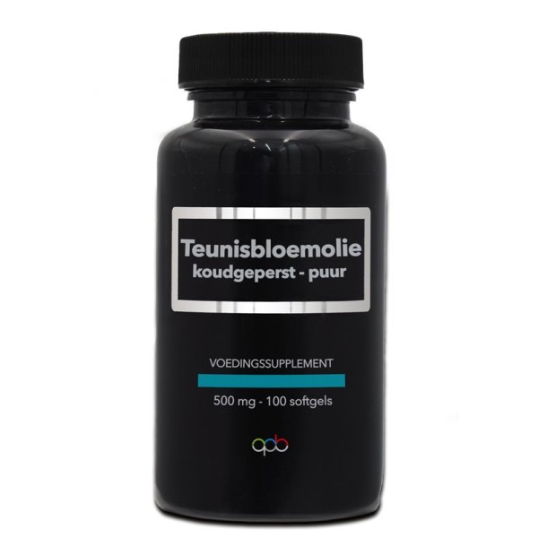 Apb Holland Teunisbloemolie koudgeperst puur 500mg (100 Softgels)