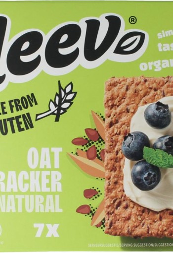 Leev Havercracker naturel free from gluten bio (100 Gram)