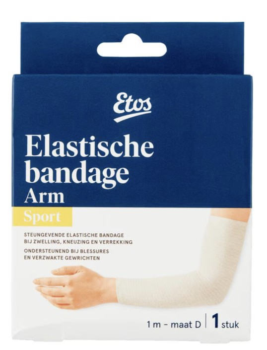 Etos Sport Elastische Bandage Arm Wit