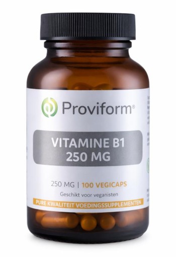 Proviform Vitamine B1 thiamine 250mg (100 Vegetarische capsules)