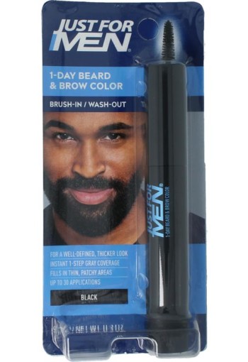 Just For Men Baard / wenkbrauw zwart 9 Milliliter