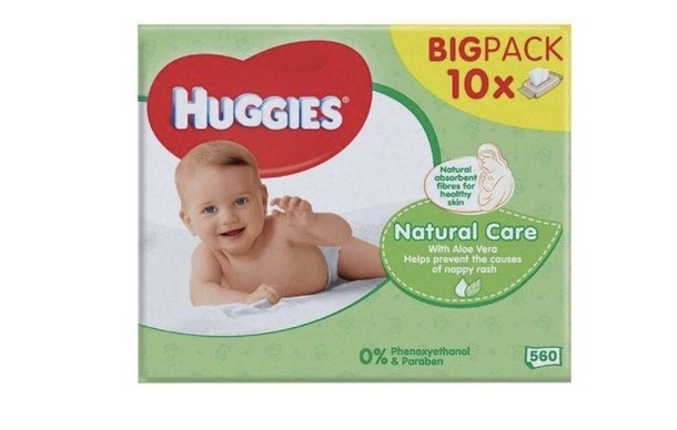 Huggies Wipes Natural Care 10 X 56 Stuks 10st