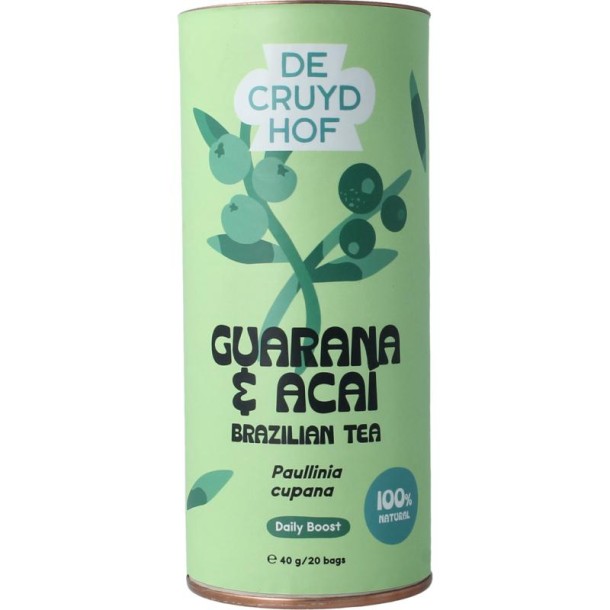 Cruydhof Thee guarana / acai (20 Stuks)