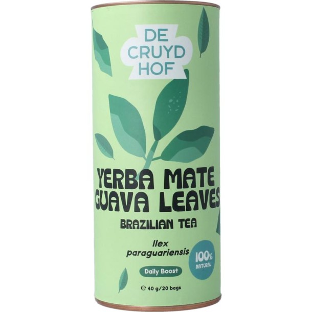 Cruydhof Thee yerba mate / guava leaves (20 Stuks)