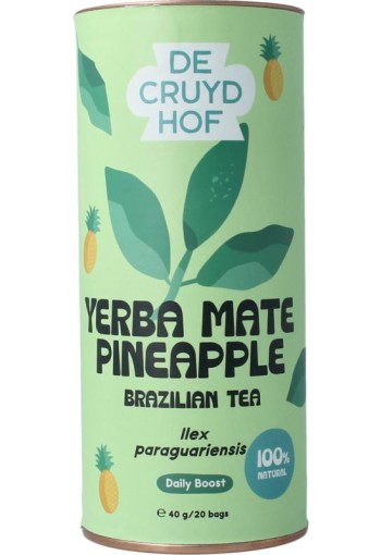 Cruydhof Thee yerba mate / pineapple (20 Stuks)