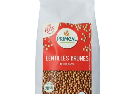 Primeal Bruine linzen bio (1000 Gram)