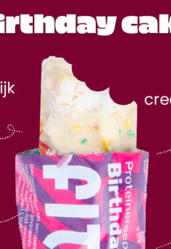 Fit Piggy eiwitreep Birthdaycake