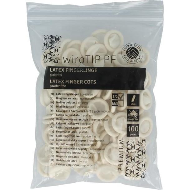 Romed Vingercondoom latex maat S (100 Stuks)