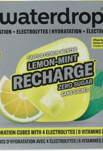 Waterdrop Microlyte lemon mint (12 Stuks)