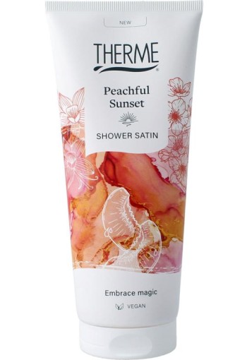 Therme Peachful sunset shower satin (200 Milliliter)