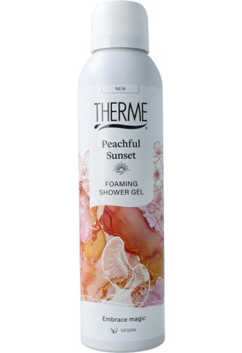 Therme Peachful sunset foaming shower gel (200 Milliliter)