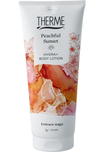Therme Peachful sunset hydra+ body lotion (200 Milliliter)