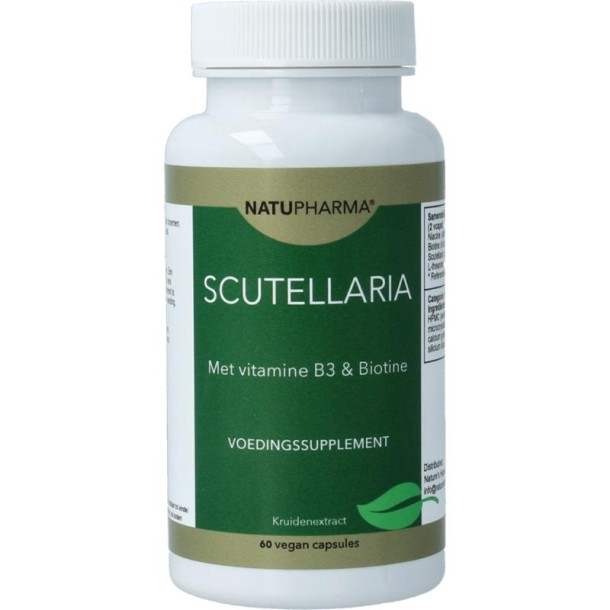 Natupharma Scutellaria vitamine B3 biotine (60 Capsules)