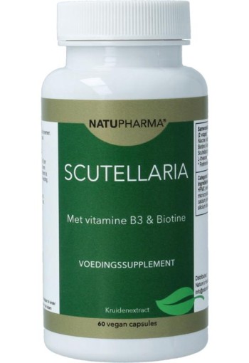 Natupharma Scutellaria vitamine B3 biotine (60 Capsules)