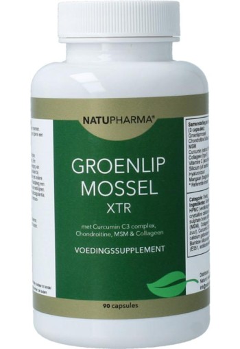 Natupharma Groenlipmossel xtr (90 Capsules)
