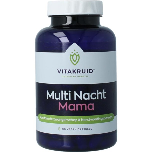 Vitakruid Multi nacht mama vegan (90 Vegetarische capsules)