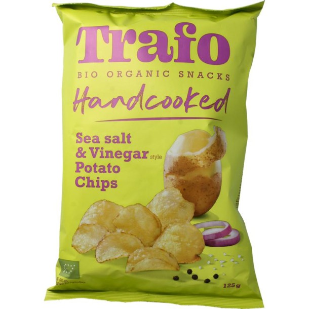 Trafo Chips handcooked salt & vineger bio (125 Gram)