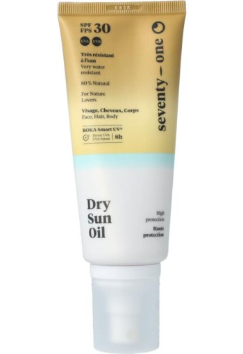 Seventyone Dry sun oil SPF30 (100 Milliliter)