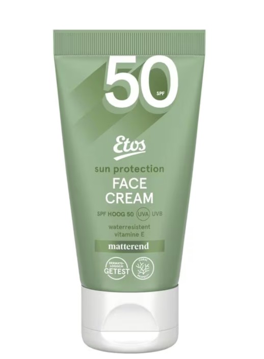 Etos Matterend Zonnebrand Gezicht SPF50 50 ML