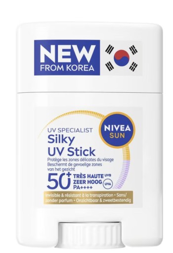 NIVEA SUN UV Face Silky UV Zonnebrand Stick SPF50+ 150 ML