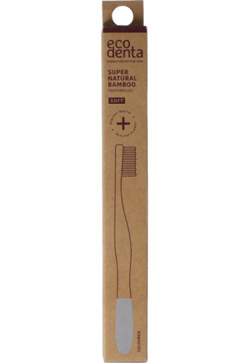 Ecodenta Tandenborstel bamboo soft (1 Stuks)