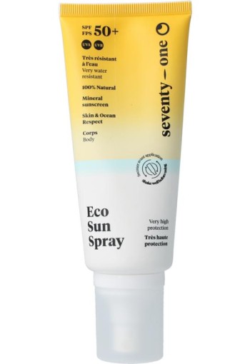 Seventyone Eco sunspray mineral SPF50 (100 Milliliter)