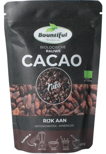 Bountiful Cacao nibs raw bio (200 Gram)