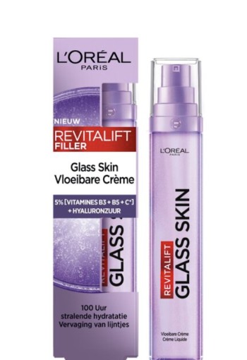 L'Oréal Paris Revitalift Filler Glass Skin Vloeibare Crème