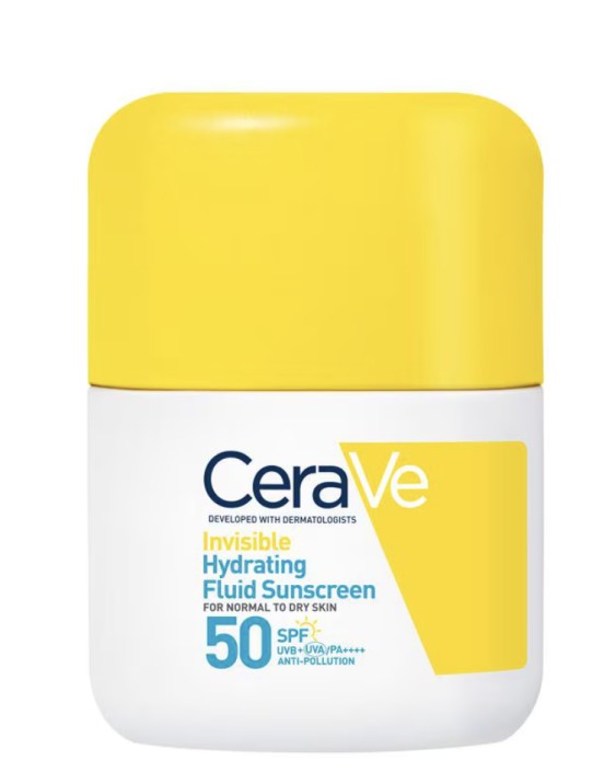 Cerave Onzichtbare Hydraterende Fluïde Zonnebrandcrème SPF50 50 ML