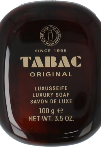 Tabac Original zeep met plastic houder (100 Gram)
