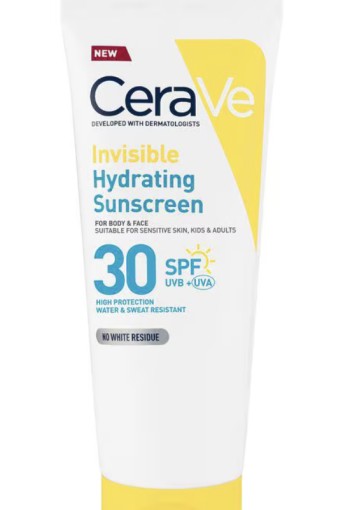 CeraVe Onzichtbare Hydraterende Zonnebrandcrème SPF30 75 ML