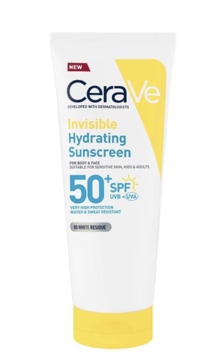 CeraVe Onzichtbare Hydraterende Zonnebrandcrème SPF50 75 ML
