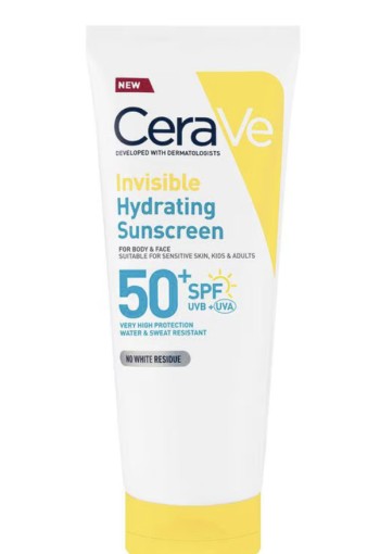 CeraVe Onzichtbare Hydraterende Zonnebrandcrème SPF50 75 ML