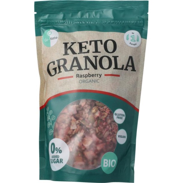 Go-Keto Granola framboos bio (290 Gram)
