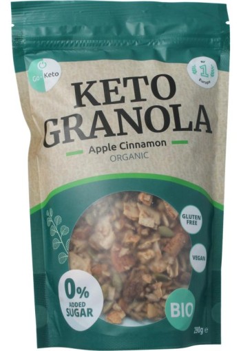 Go-Keto Granola apple cinnamon bio (290 Gram)
