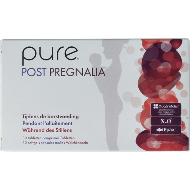 Pure Post pregnalia 30 tabletten & 30 softgels (60 Stuks)